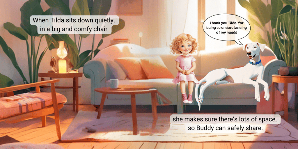 Buddy & Tilda inside page spread 4